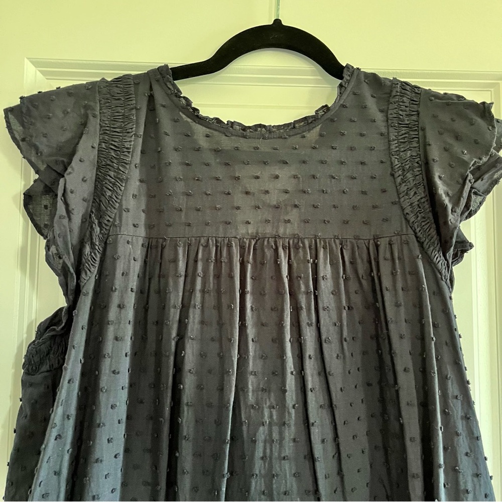 Who What Wear Ruffle Short Sleeve Dress - Picture 4 of 6